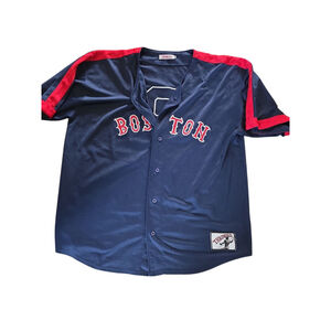 men's Authentic Throwback Boston Red Sox jersey Size 2XL Number 9
